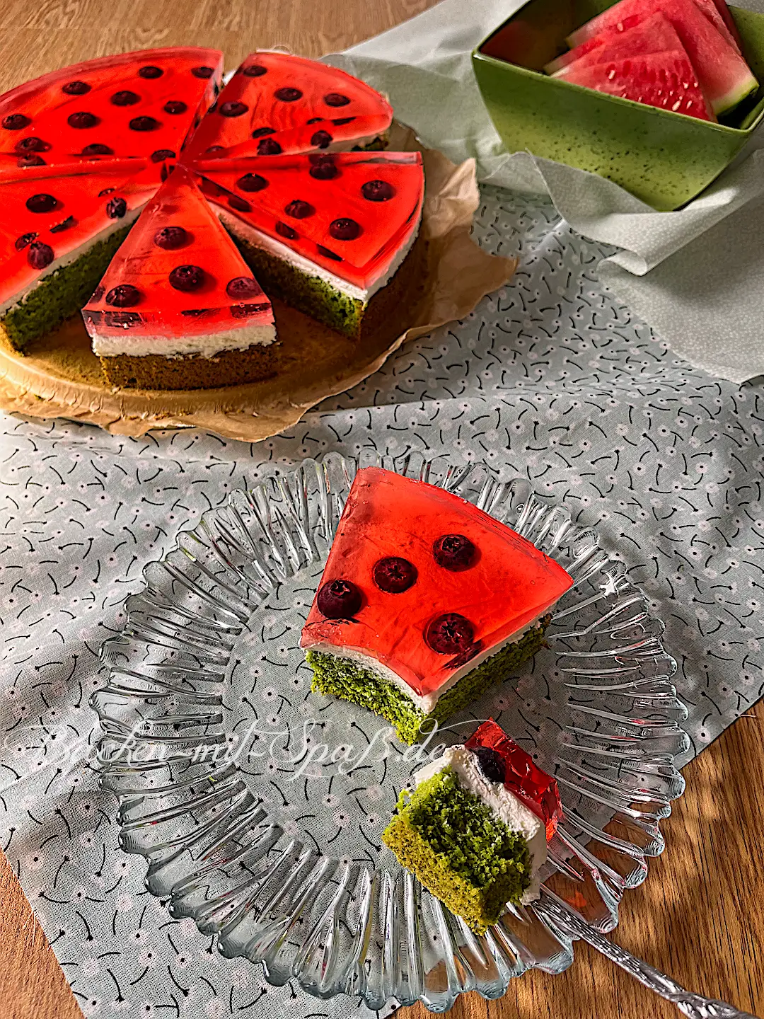 Wassermelonen-Kuchen