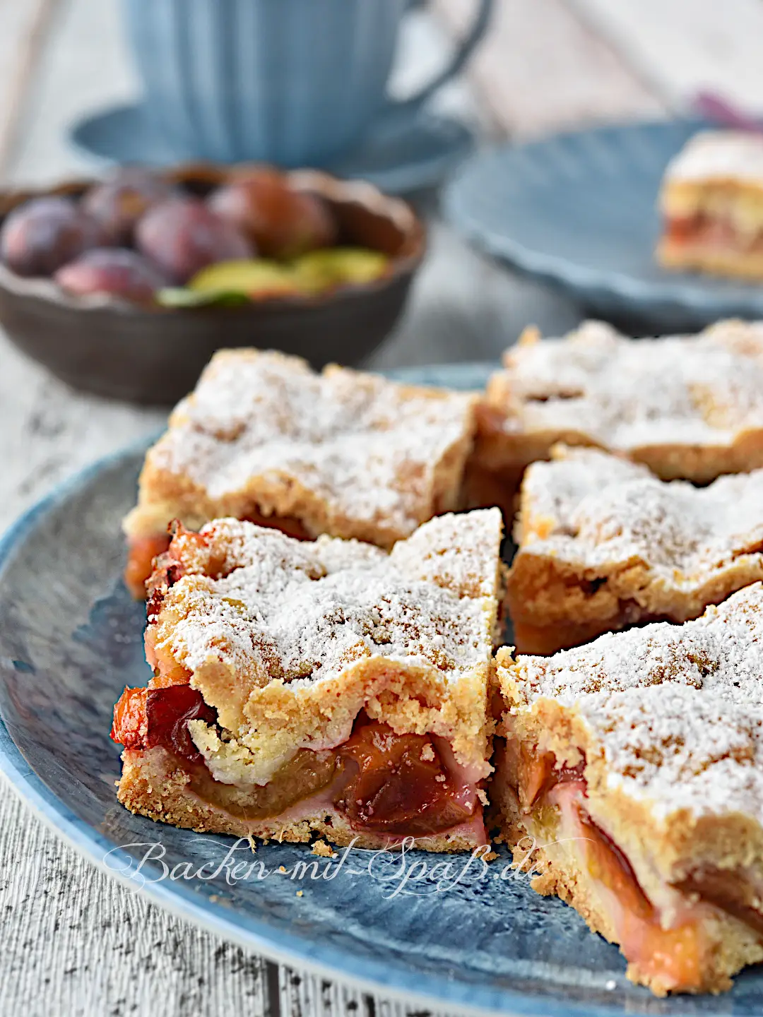 Pflaumenkuchen mit Mürbeteig