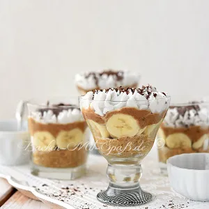 Banoffee Pie im Glas (vegan)