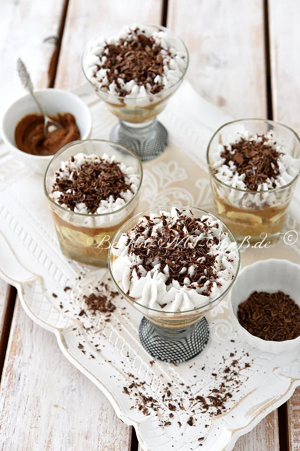 Banoffee Pie im Glas (vegan)