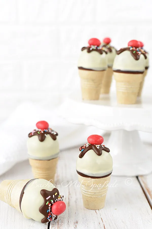 Eiswaffel-Cake Pops