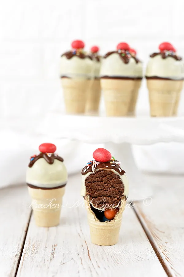 Eiswaffel-Cake Pops