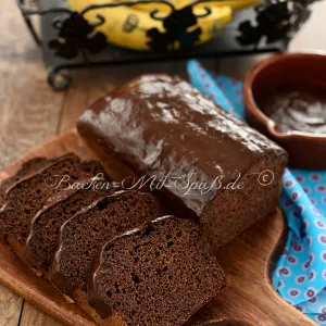 Schokoladen- Bananenbrot ohne Gluten und Zucker