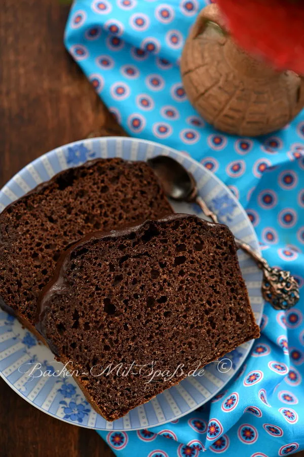 Schokoladen- Bananenbrot ohne Gluten und Zucker