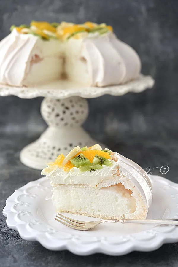 Pavlova mit Mascarpone- Creme