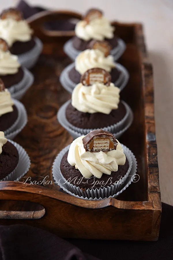 Karamell- Schoko- Cupcakes