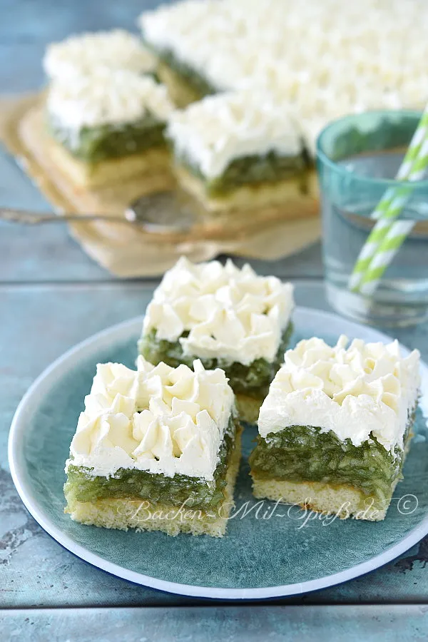 Grüner Apfelkuchen