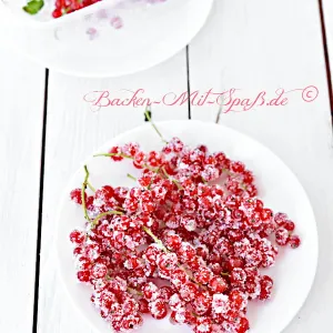 Gezuckerte Johannisbeeren