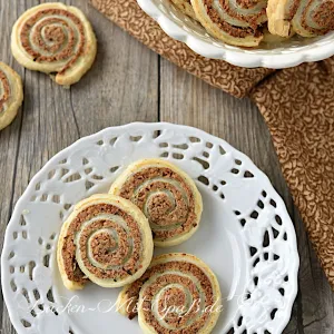 Blätterteig-Nussschnecken