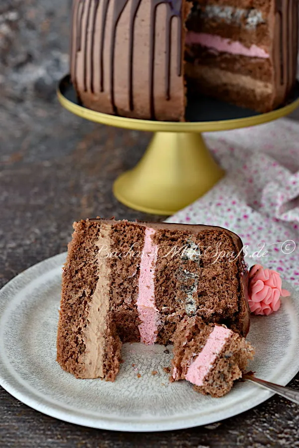 Himbeer-Oreo-Schoko-Torte