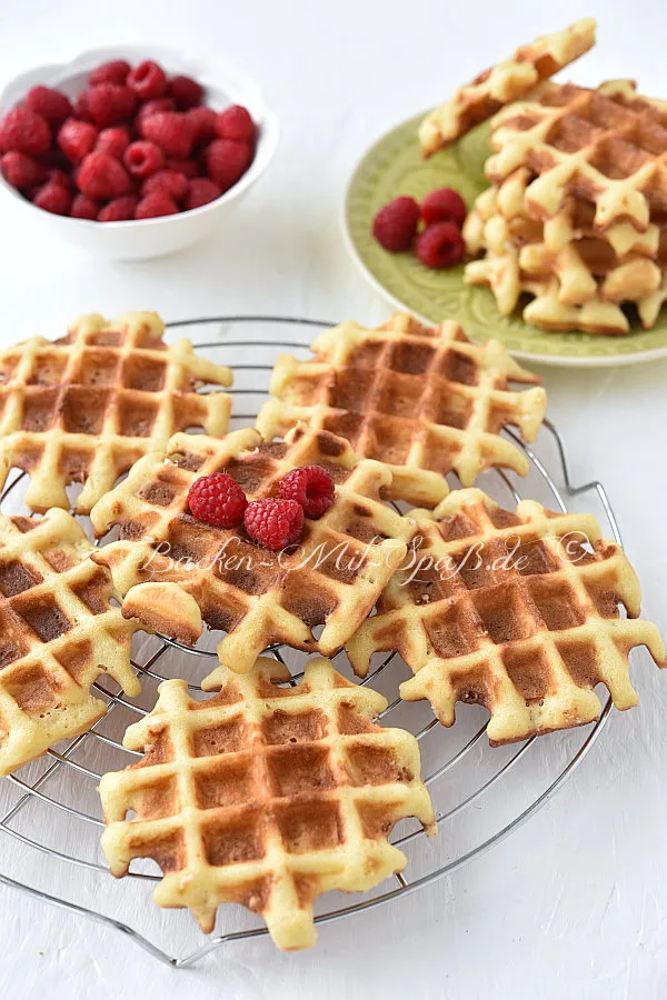 Glutenfreie belgische Waffeln (Lütticher Waffeln)