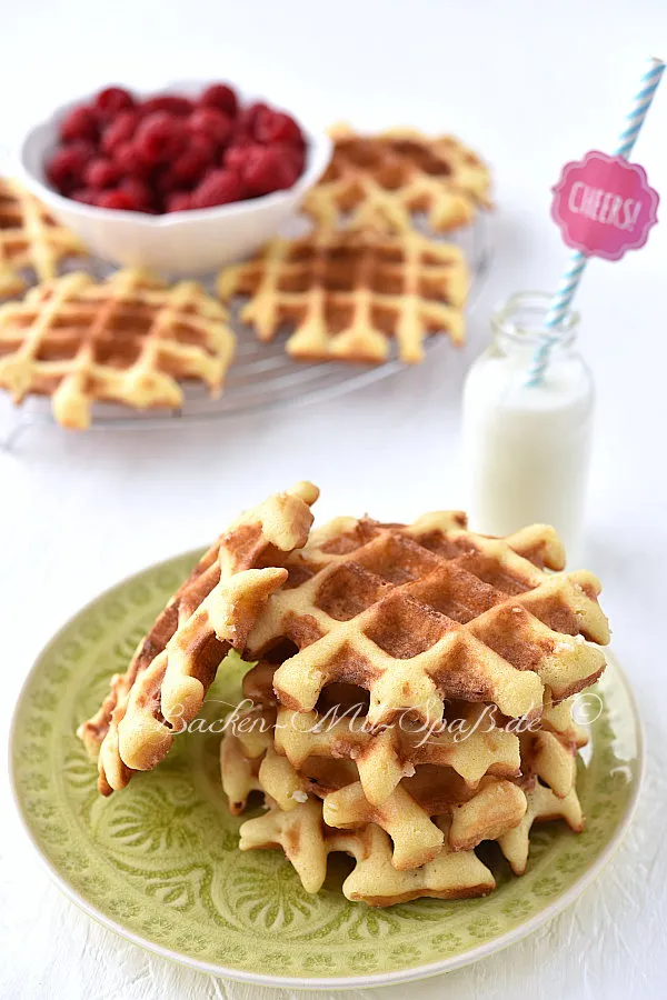 Glutenfreie belgische Waffeln (Lütticher Waffeln)