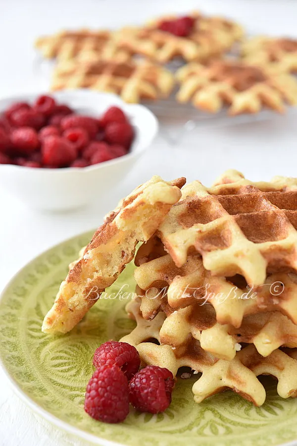 Glutenfreie belgische Waffeln (Lütticher Waffeln)