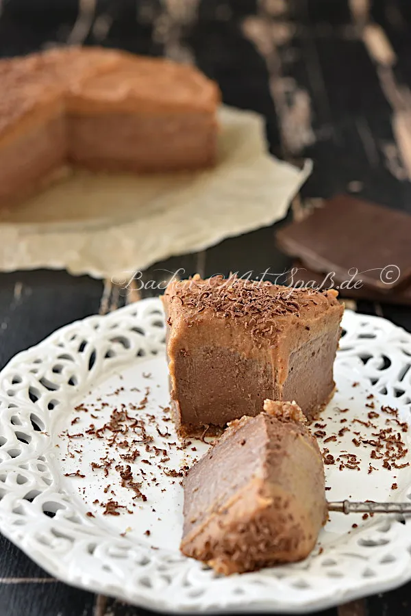 Schoko-Hirse-Käsekuchen ohne Backen (vegan, glutenfrei)