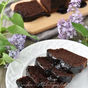 Schokokuchen mit Pflaumenmus