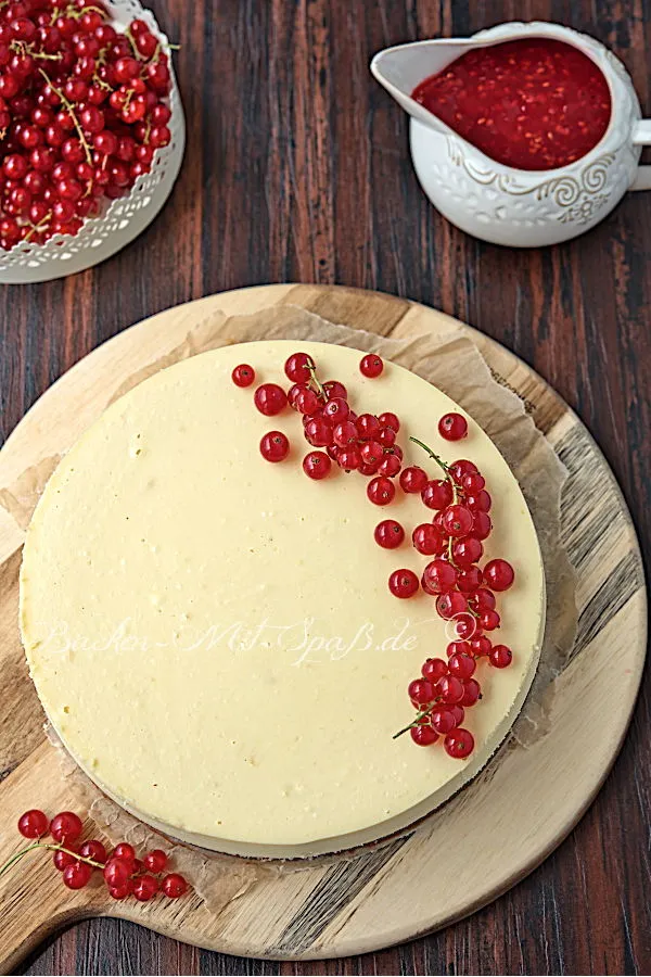 Weißer Schoko-Käsekuchen