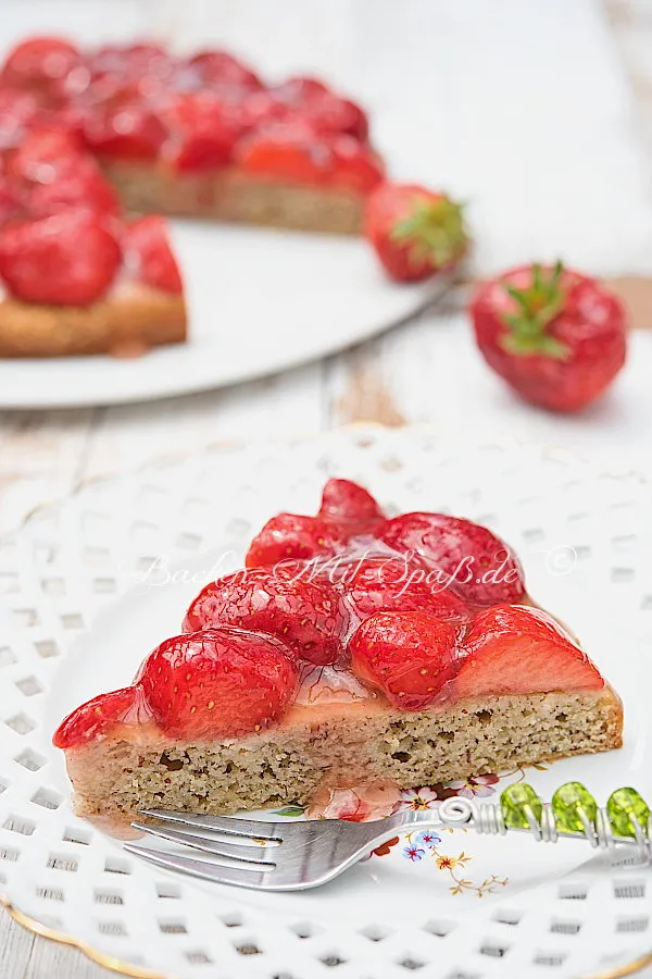 Low Carb Erdbeerkuchen (glutenfrei)