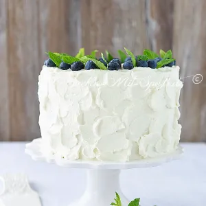 Glutenfreie Schoko-Nuss-Torte mit Heidelbeercreme