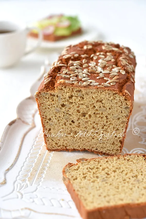 Sonnenblumenbrot (gluten-, laktose- und eifrei)