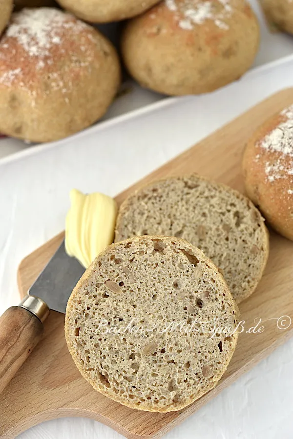 Sonnenblumenbrötchen (glutenfrei)