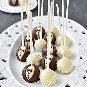 Brautpaar-Cake-Pops