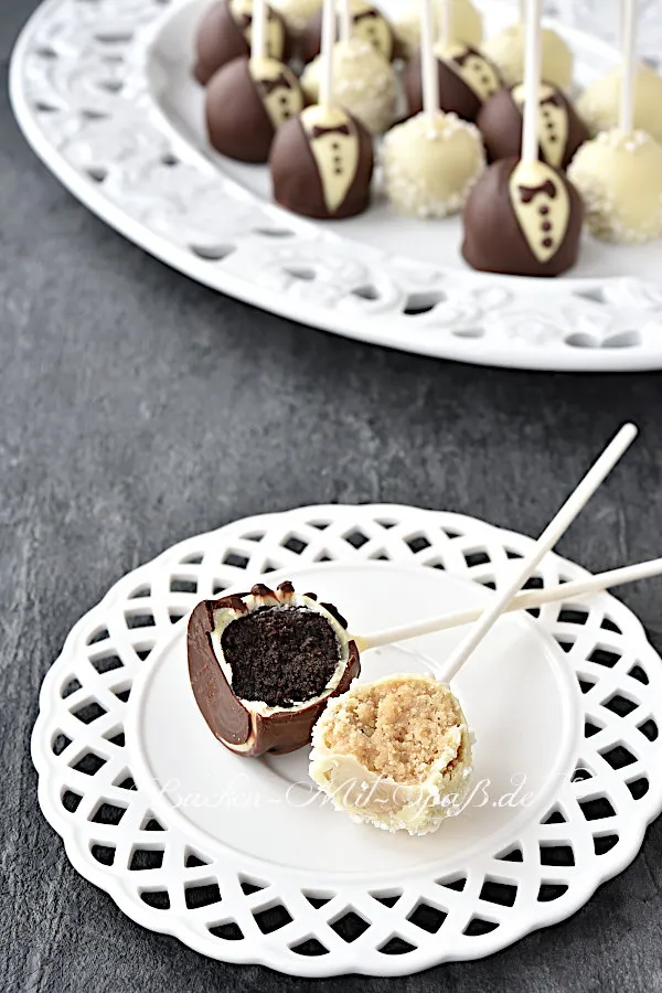 Brautpaar-Cake-Pops