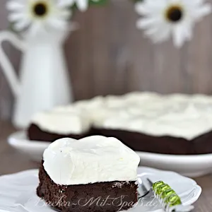 Brownies mit Mascarpone-Creme (Low Carb, Keto)