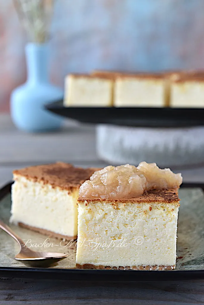 Fluffiger Käsekuchen mit Milchpulver