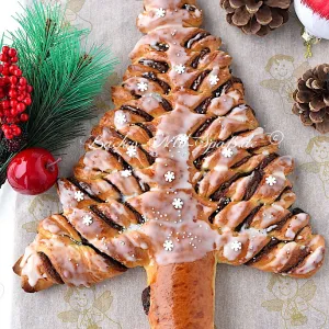 Nutella-Hefe-Weihnachtsbaum