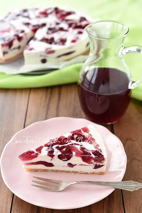 Kirsch- Kokos- Käsekuchen ohne Backen