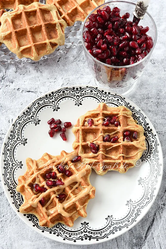 Bananen-Haferflocken-Waffeln