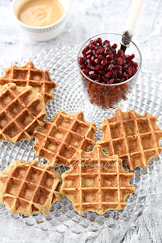 Bananen-Haferflocken-Waffeln