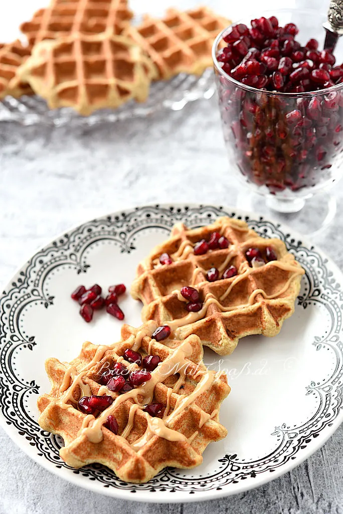 Bananen-Haferflocken-Waffeln