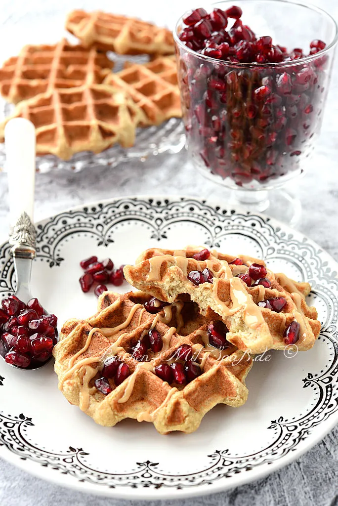 Bananen-Haferflocken-Waffeln