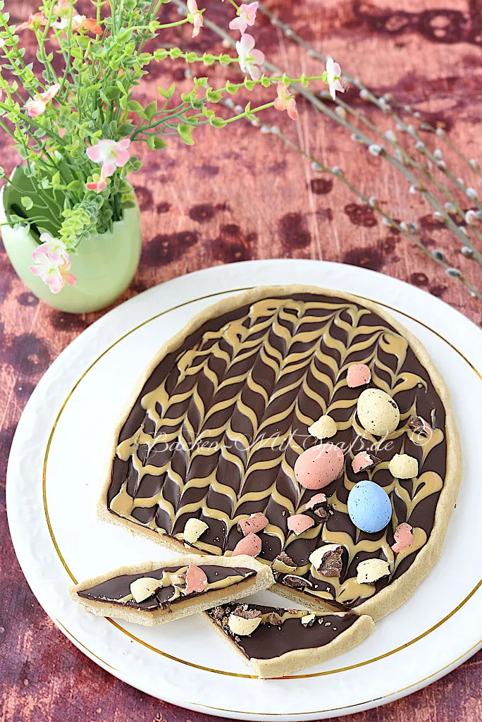 Osterei-Kuchen mit Erdnussbutter ohne Backen