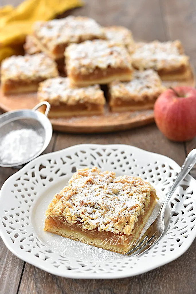 Apfelkuchen mit Zitronengeschmack