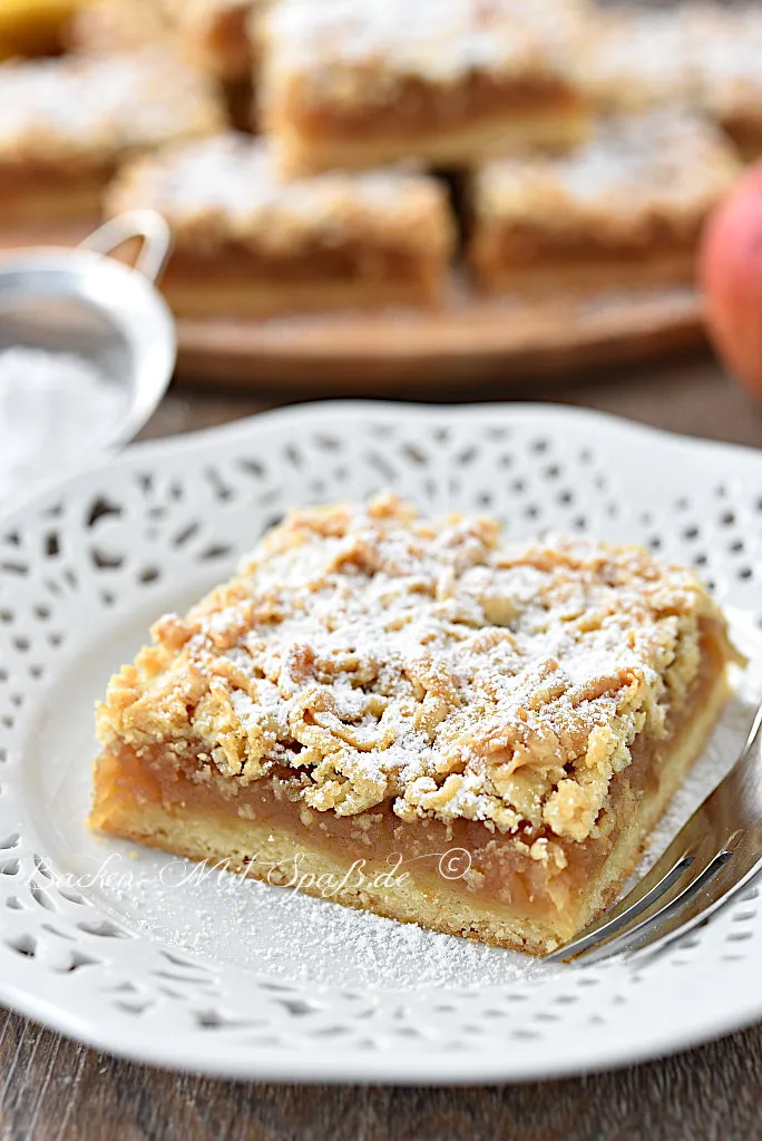 Apfelkuchen mit Zitronengeschmack