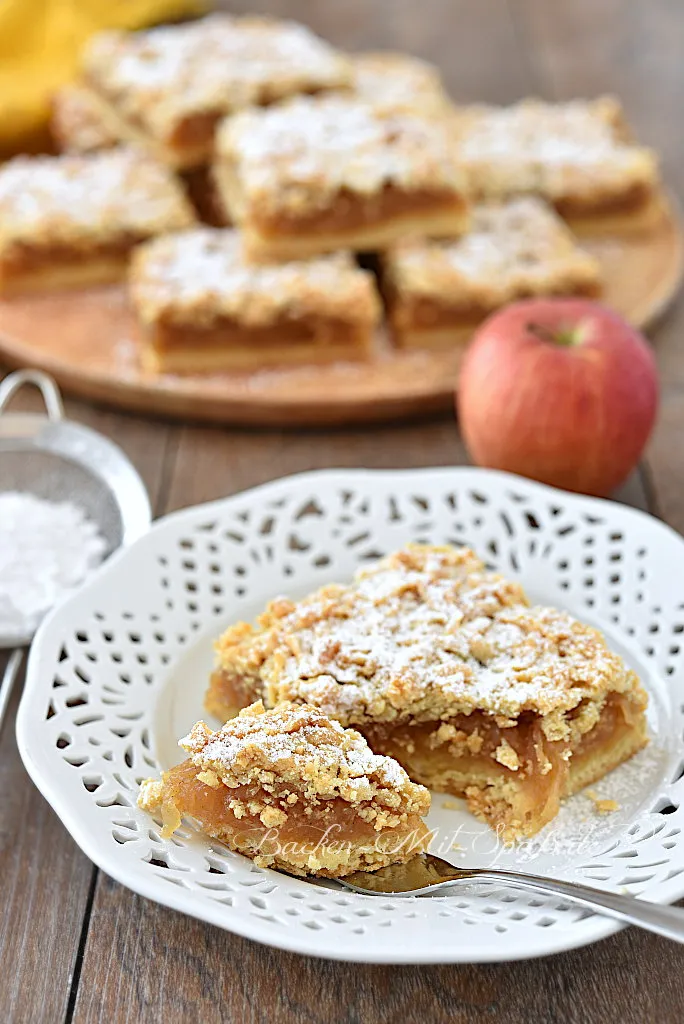 Apfelkuchen mit Zitronengeschmack