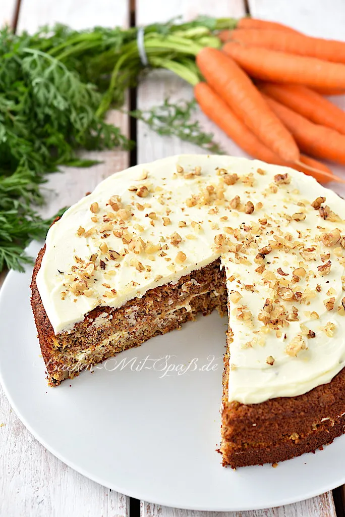 Karottenkuchen ohne Mehl (glutenfrei)