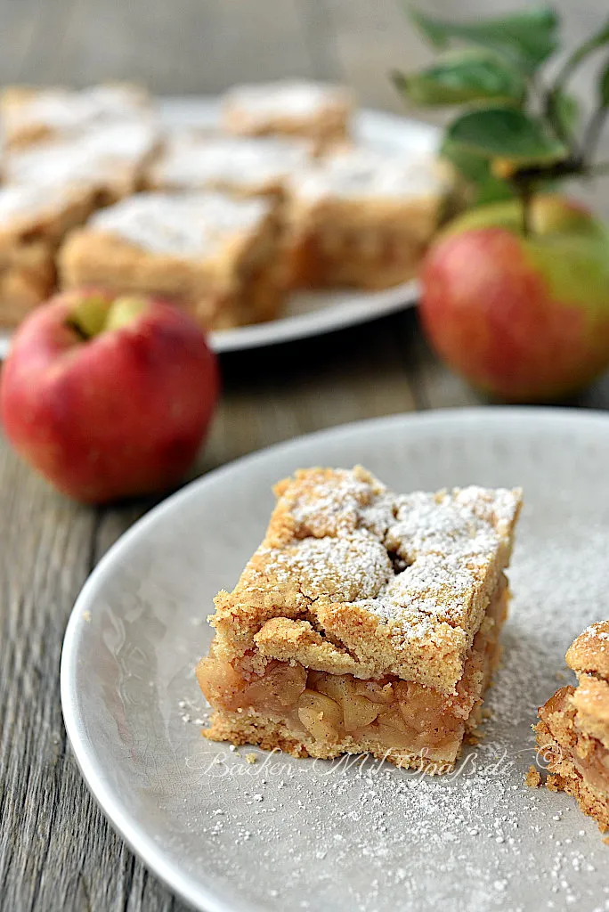 Gedeckter Apfelkuchen (glutenfrei)