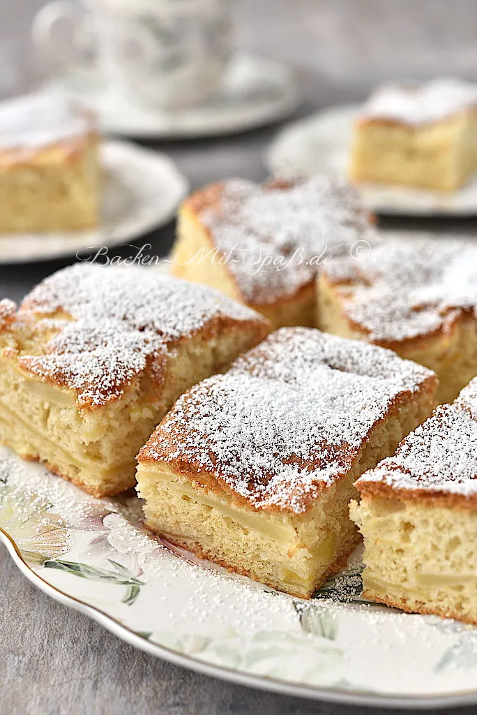 Apfel-Biskuit-Kuchen