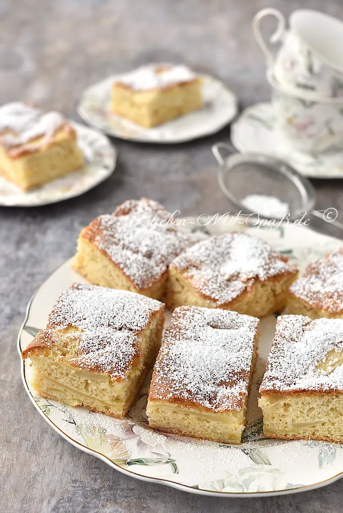 Apfel-Biskuit-Kuchen