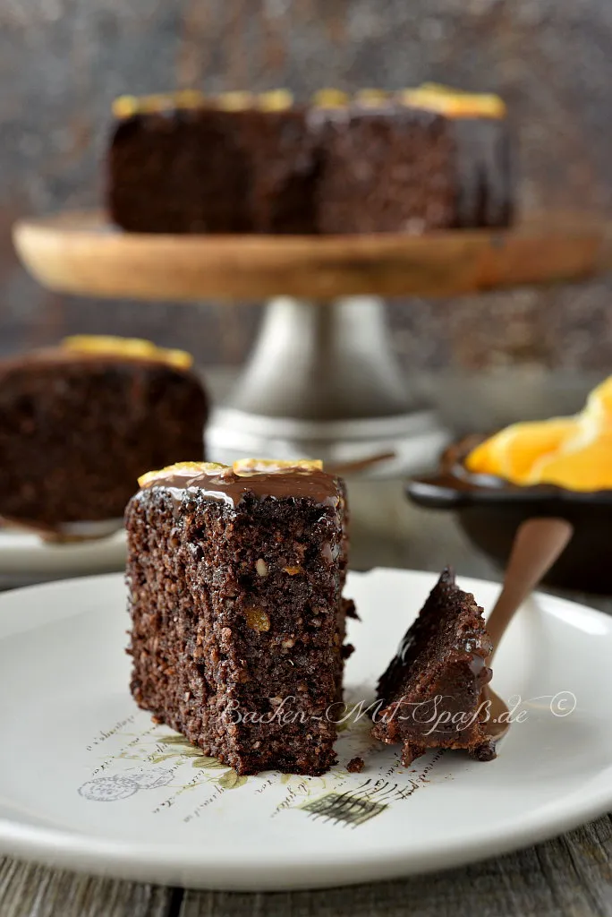 Schoko-Orangen-Kuchen (gluten- und laktosefrei)