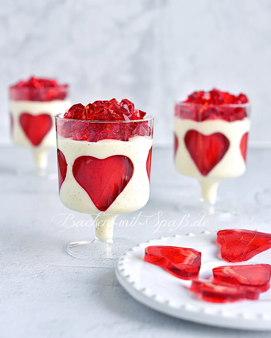 Panna Cotta mit Herz