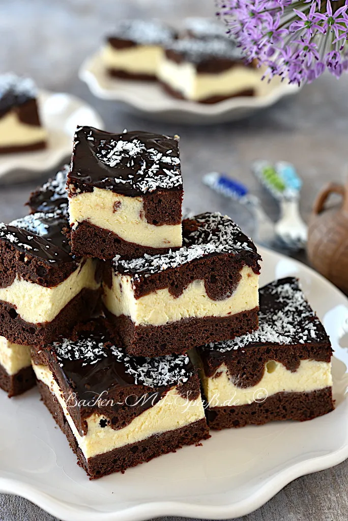 Käsekuchen mit Schokoladenteig Käsekuchen mit Schokoladenteig