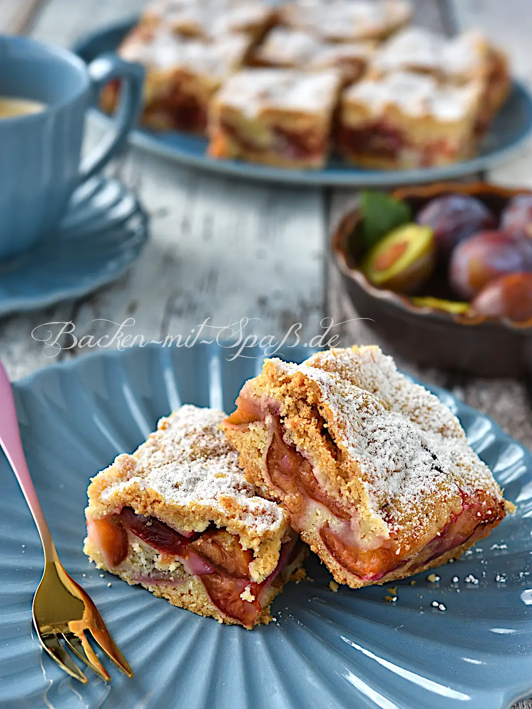 Pflaumenkuchen mit Mürbeteig Pflaumenkuchen mit Mürbeteig