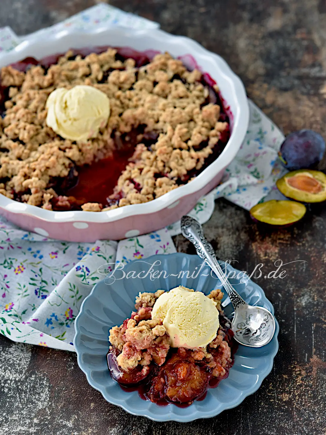 Pflaumen-Crumble Pflaumen-Crumble