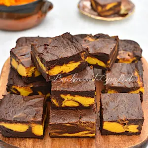 Kürbis-Brownies (Low Carb, Keto)