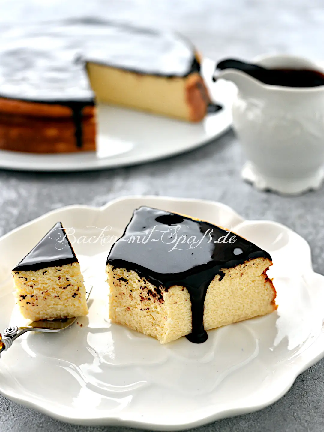 Käsekuchen ohne Boden mit Grieß