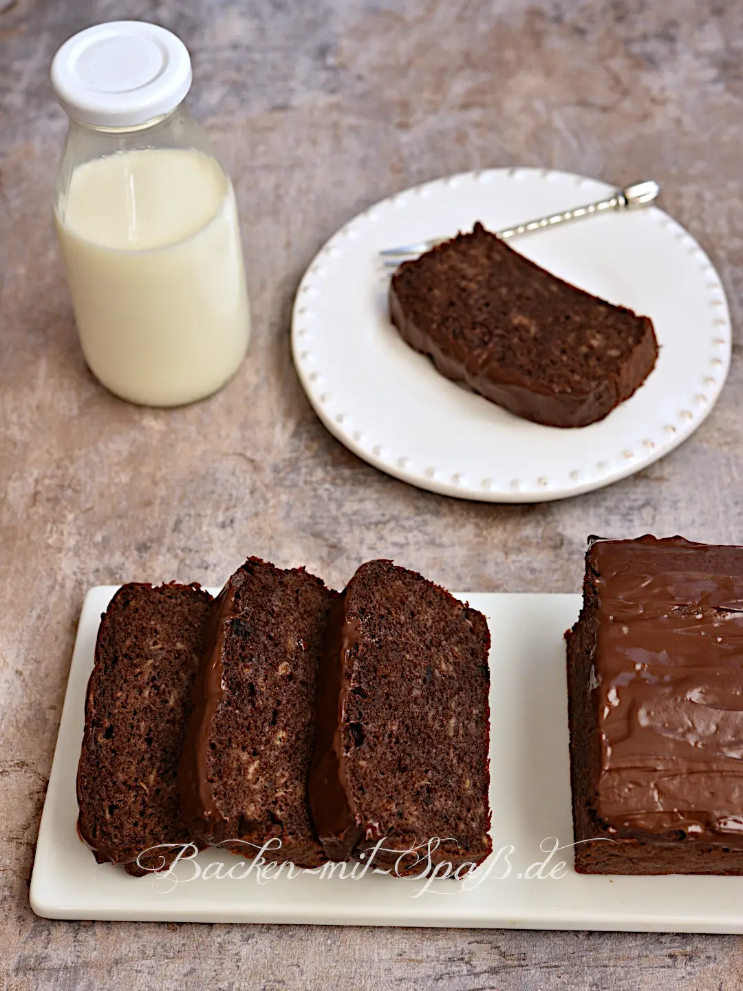 Schnelles glutenfreies Schoko-Bananenbrot